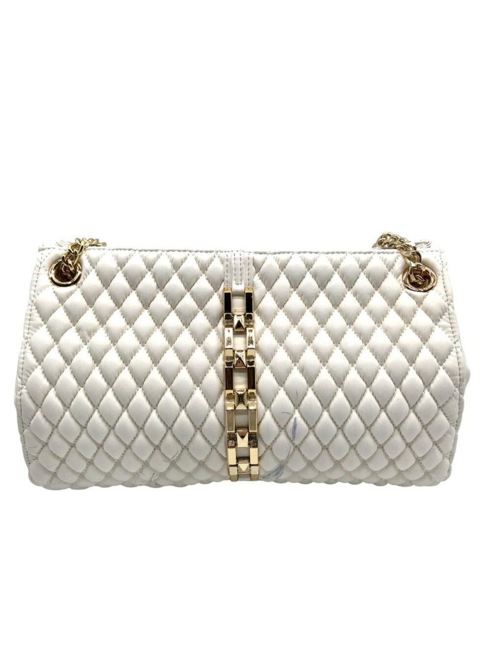 I.N.C International Concepts Vanilla Quilted Harrper Aurora Shoulder Bag